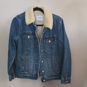 Sherpa-lined Jean Jacket